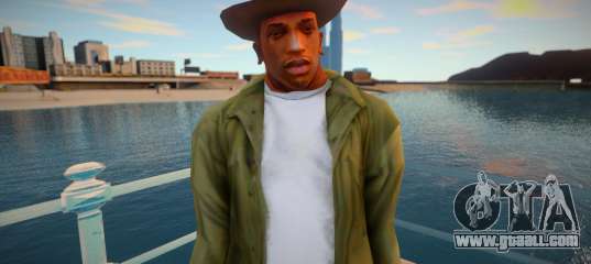 Cj With Camo Pants and Cowboy Hat (ped Model)