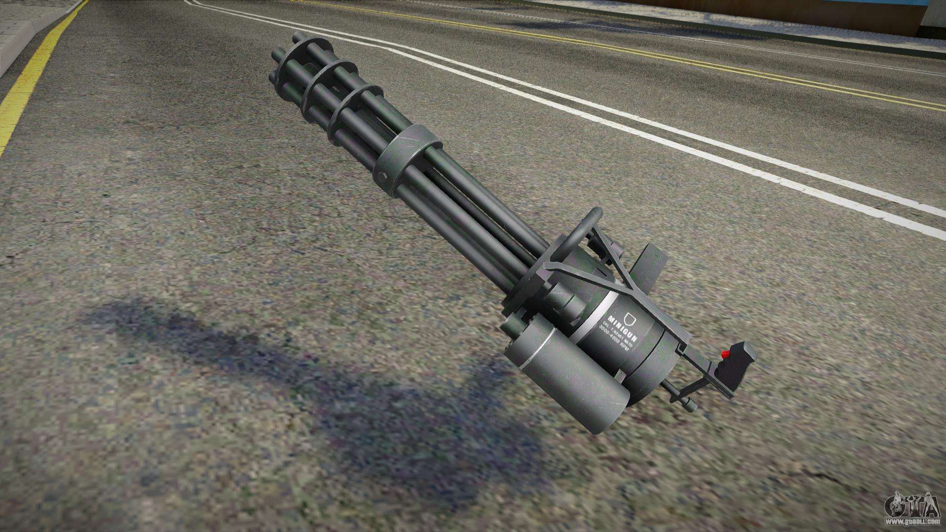 GTA San Andreas Jetpack with Miniguns v1.2 Mod 