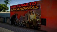 Mural - Welcome to San Andreas for GTA San Andreas