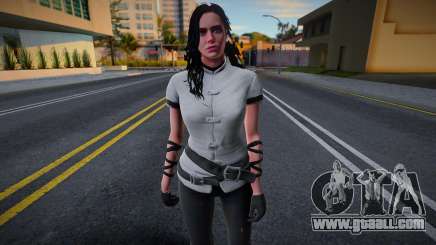 Female from Witcher 3 - Casual for GTA San Andreas