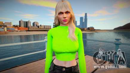 Rachel Casual skin for GTA San Andreas