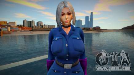 KOF Soldier Girl Different - Blue 3 for GTA San Andreas