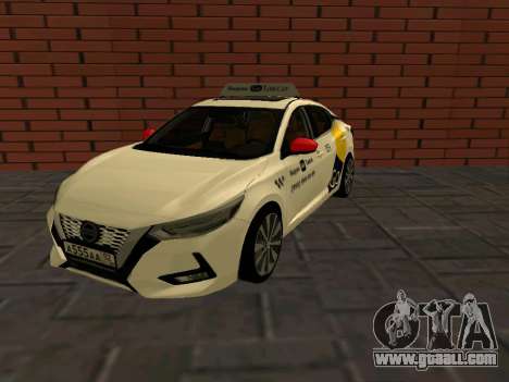 Nissan Sylphy Yandex Go Taxi for GTA San Andreas