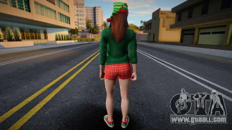 Girl in New Year's clothes 1 for GTA San Andreas