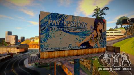 LQ Anime Billboard for GTA San Andreas