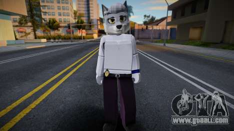 Roblox Detective Wolf (JohnnySilverPaw) for GTA San Andreas