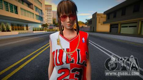 Hitomi Fashion Casual Chicago Bulls Jersey 2 for GTA San Andreas