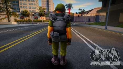 Toon Soldiers (Olive) for GTA San Andreas