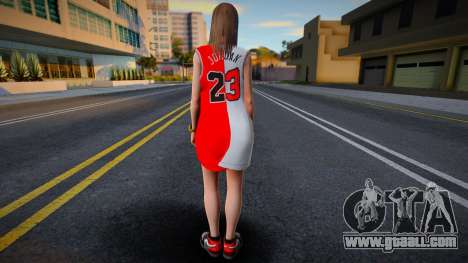 Hitomi Fashion Casual Chicago Bulls Jersey 2 for GTA San Andreas