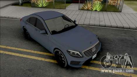 Mercedes-Benz S63 AMG 2014 Japan SA Style v2 for GTA San Andreas