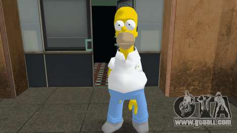 Homer Simpson for GTA Vice City