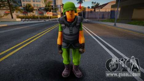 Toon Soldiers (Green) for GTA San Andreas