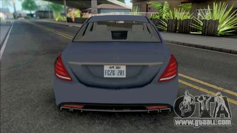 Mercedes-Benz S63 AMG 2014 Japan SA Style v2 for GTA San Andreas