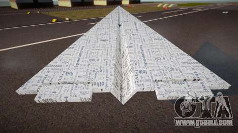 MRT Paper Plane for GTA San Andreas
