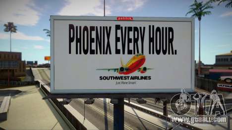 Real Billboards of Los Angeles 1992 for GTA San Andreas