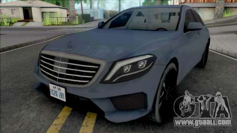 Mercedes-Benz S63 AMG 2014 Japan SA Style v2 for GTA San Andreas