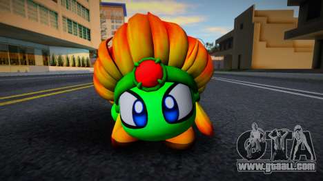 Burning Leo From Kirby Star Allies (green) for GTA San Andreas