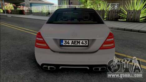 Mercedes-Benz S65 AMG W221 (34 AEM 43) for GTA San Andreas