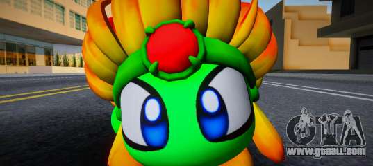 Burning Leo From Kirby Star Allies (green)
