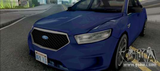 Ford Taurus 2017 Civil Lowpoly