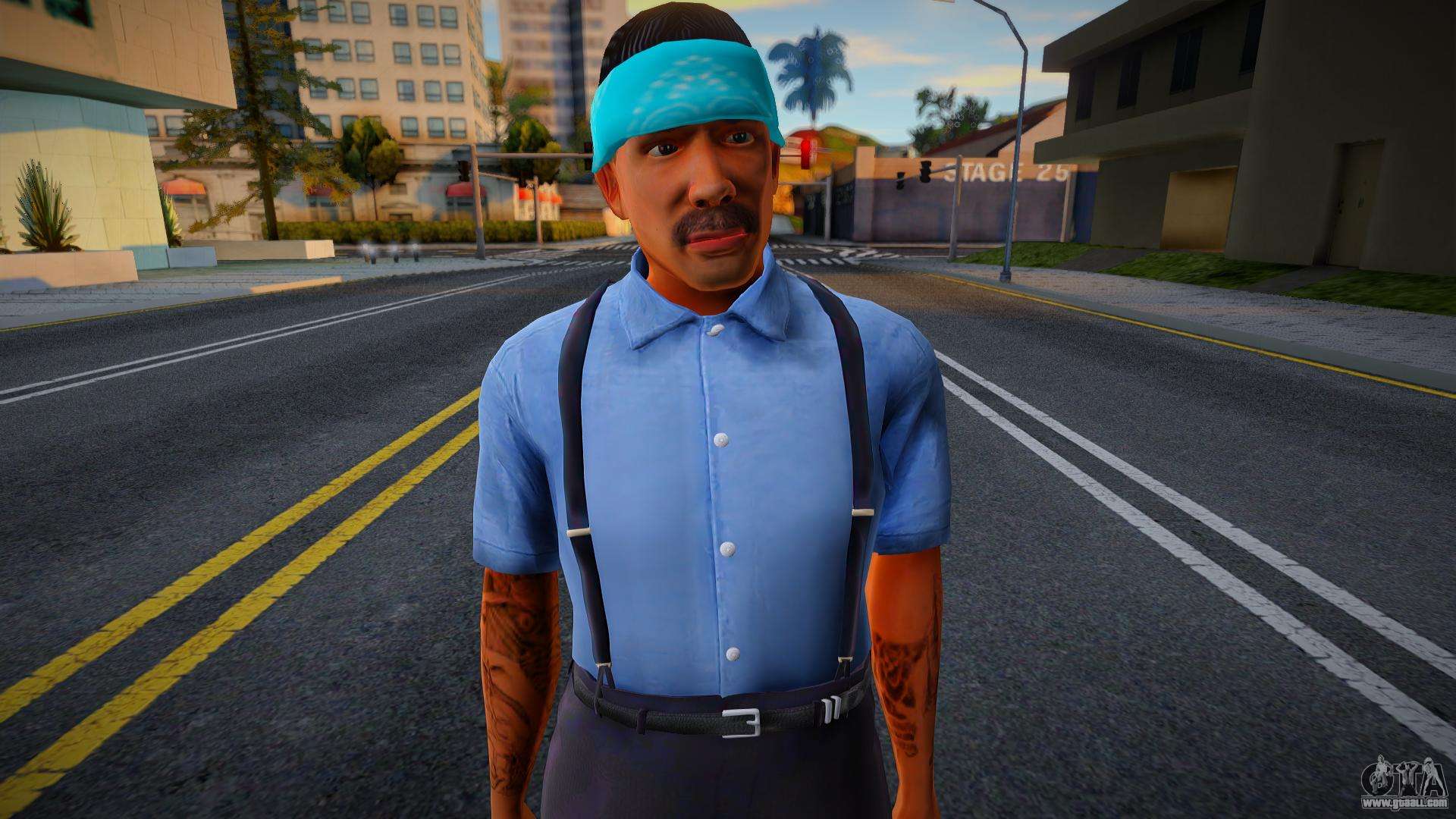 GTA San Andreas San Fierro Rifa Tags Restored For Mobile Mod