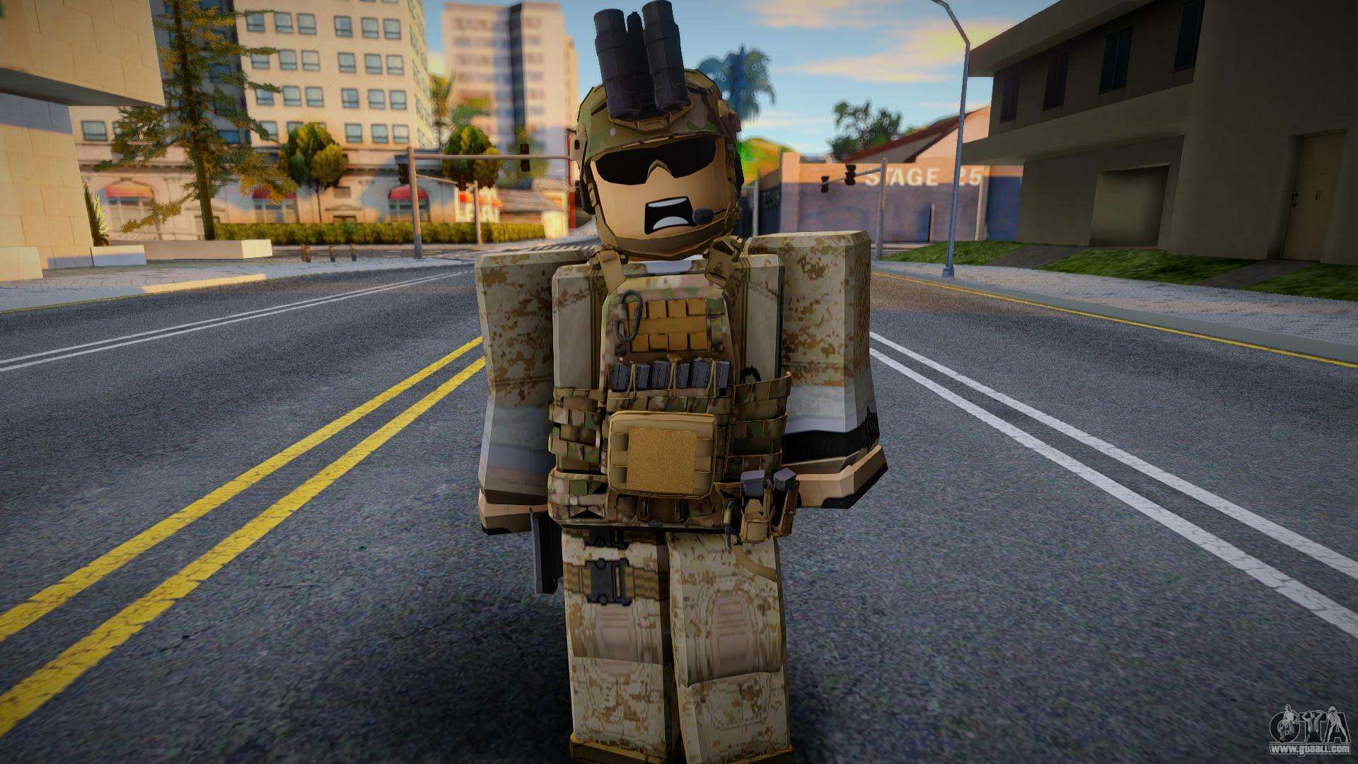 GTA San Andreas CJ ROBLOX SKIN Mod 