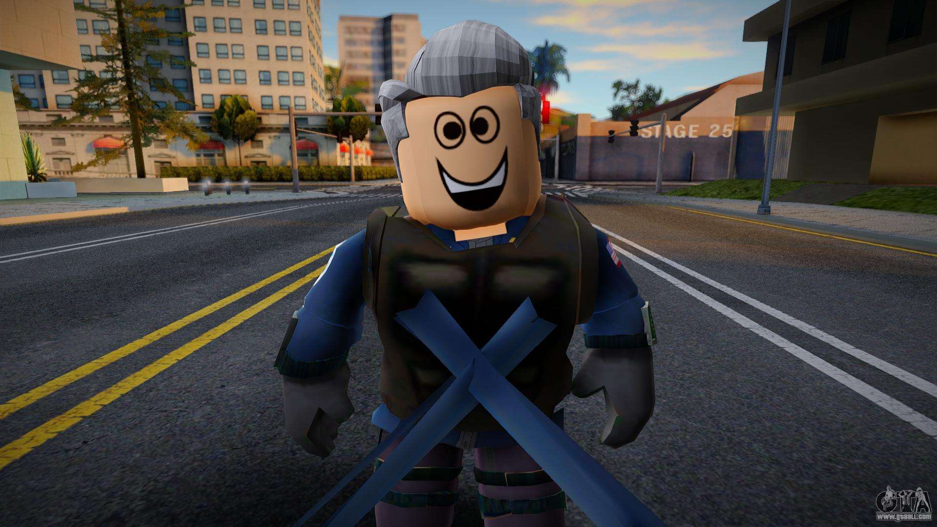 GTA San Andreas CJ ROBLOX SKIN Mod 