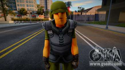 Toon Soldiers (Olive) for GTA San Andreas