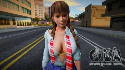 DOAXVV Hitomi Spring School Wear 2 for GTA San Andreas