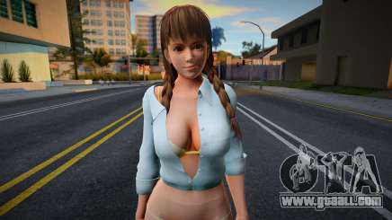 DOAXVV Hitomi Spring School Wear 4 for GTA San Andreas