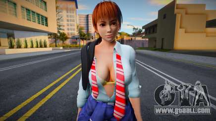 DOAXVV Kasumi Spring School Wear for GTA San Andreas