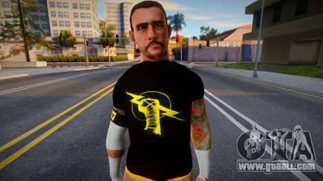 CM Punk Nexus shirt for GTA San Andreas