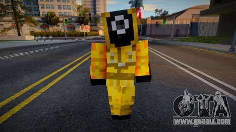 Minecraft Squid Game - Circle Guard 1 for GTA San Andreas