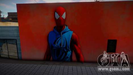 Scarlet SpiderMan Wall for GTA San Andreas