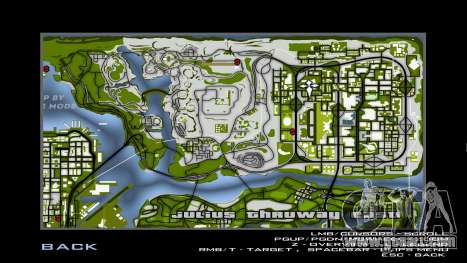 Green Gray map for GTA San Andreas