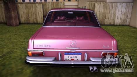 Mercedes-Benz 300 SEL 6.3 (W109) 1967 for GTA Vice City