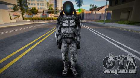 Member of the X7 group in a science jumpsuit fro for GTA San Andreas