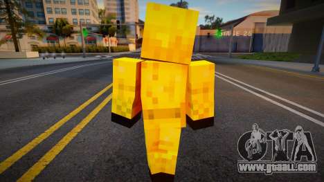 Minecraft Squid Game - Trangle Guard 1 for GTA San Andreas
