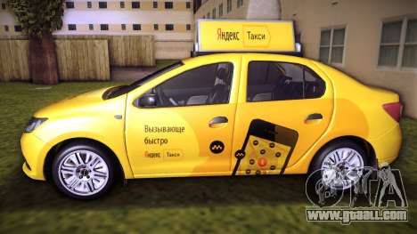 Renault Logan 2015 Yandex Taxi