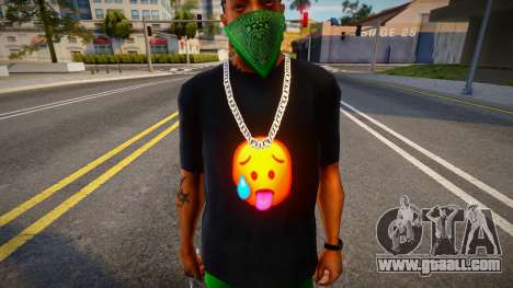 Emoji Hot Shirt for GTA San Andreas