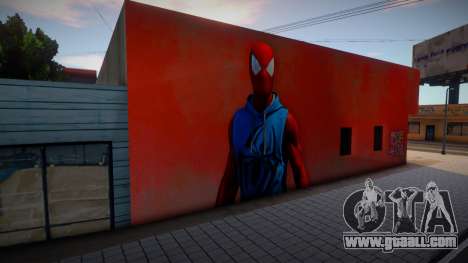 Scarlet SpiderMan Wall for GTA San Andreas