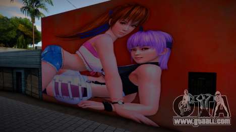 Hot Kasumi and Ayane Mural for GTA San Andreas