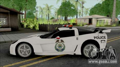 Chevrolet Corvette C6 RPD (NFS Most Wanted) for GTA San Andreas