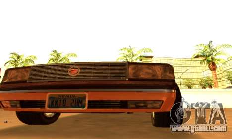 Cadillac Allanté Cabriolet 1990 (Updated) for GTA San Andreas