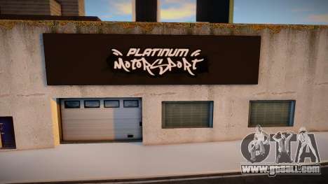 Platinum Motorsport Workshop for GTA San Andreas