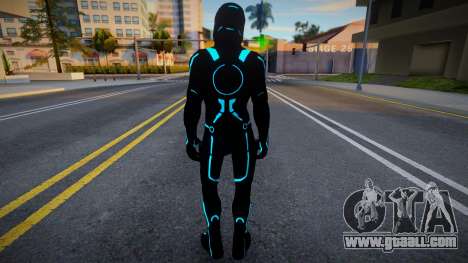 Tron Legacy Player - Blue for GTA San Andreas