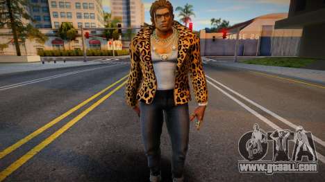 A man in a leopard jacket for GTA San Andreas