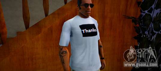 T-shirt Thanks.