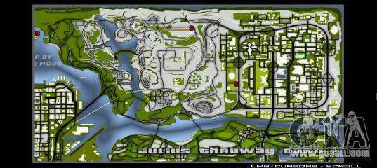 Green Gray map