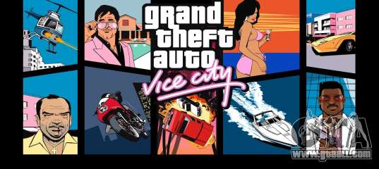 Original HD boot screen for GTA Vice City